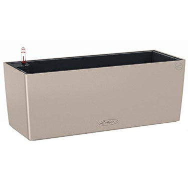 Lechuza BALCONERA Color 50 Self-Watering Plastic Planter, for Indoor and Outdoor Use, Planter, Table and Window Box with Drainage Hole, H19 x L50 x W19 cm, Sand Brown on Sale